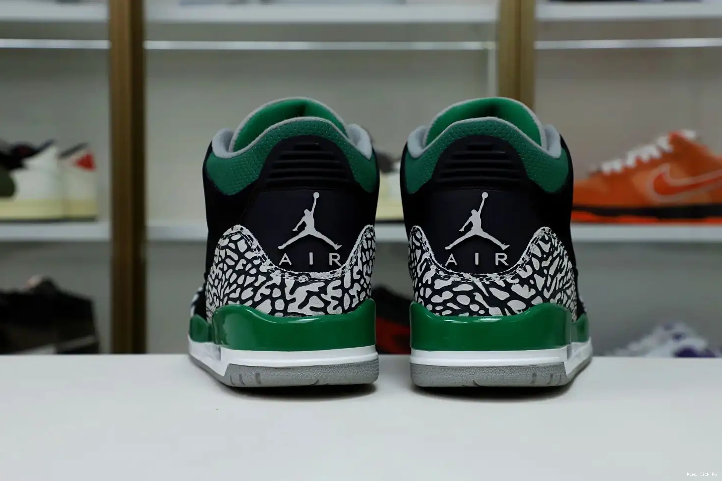 Kimikick JORDAN AIR 3 GREEN PINE 0520